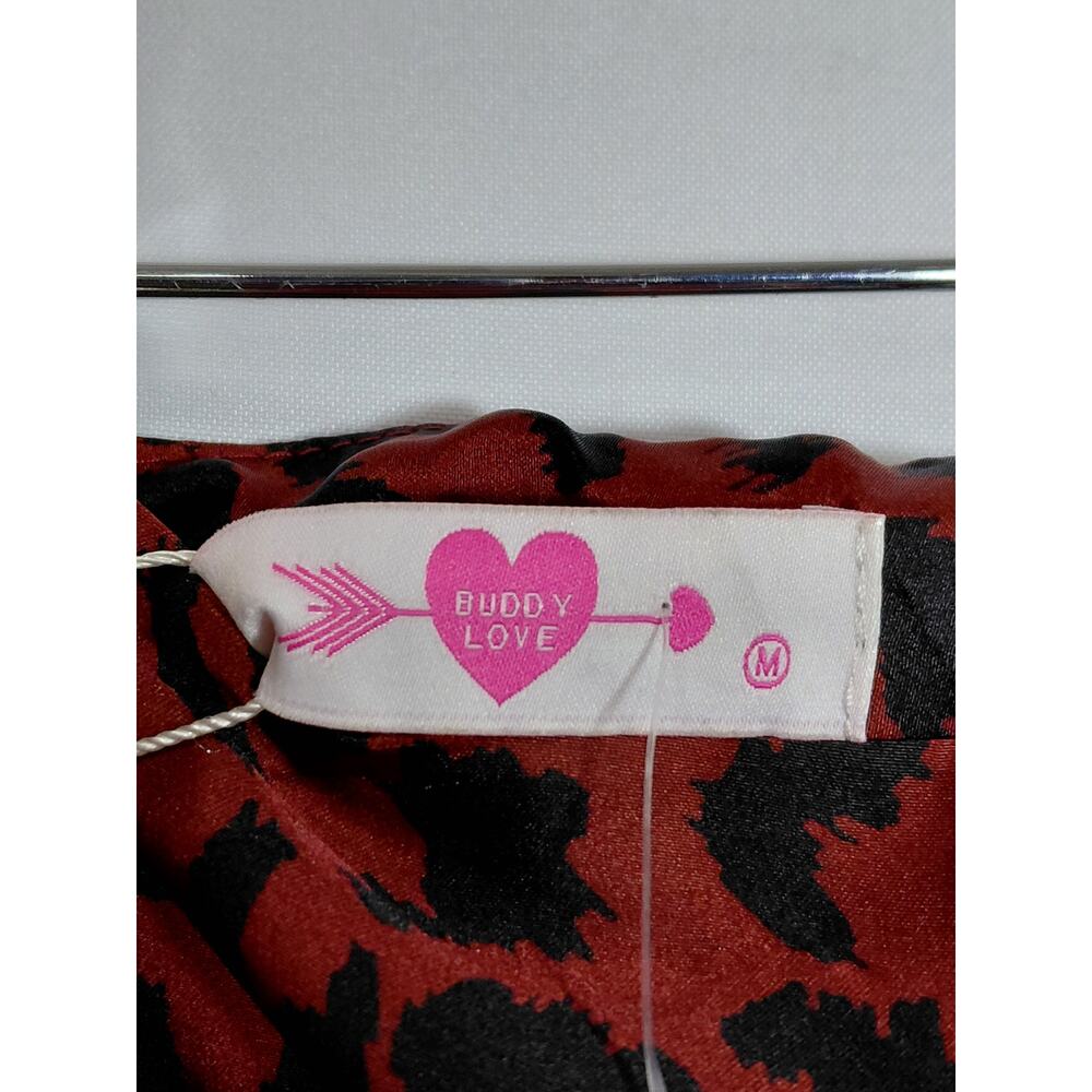 NWT Buddy Love Hope Skirt Merlot Leopard Print Animal Print Women Size M - Picture 7 of 10